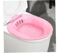 Sitz Bath for Toilet, Portable Sitz Bath Postpartum, Baths Tub for Women Postpartum Wounds, Hemorrhoids, Perineal Care (Pink)