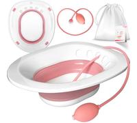 Sitz Bath for Toilet Seat - Sitz Bath for Hemorrhoids - Sits Bath Kit for Women- Great for Maternity Postpartum Care, Designed for Hemorrhoid