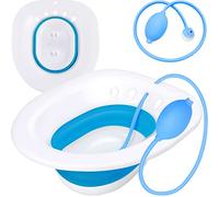 Sitz Bath for Toilet Seat - Soothes Hemorrhoids & Perineum, Postpartum Care - Yoni Steam Seat for Toilet - Collapsible, Easy to Store, Pregnancy Must Haves & Postpartum Essentials