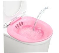 Sitz Bath for Toilet Sitz Bath Hemorrhoids Portable Bidet Toilet Seat Portable Bidet for Toilet Bidet Attachment Fits Universal Toilets for Postpartum Wounds Perineal Care Rose
