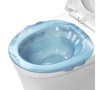Sitz Bath Portable Over The Toilet Portable Bidet Anti-Overflow Large-Capacity Bidet Attachment for Hemorrhoids Postpartum Private Care Blue