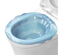 Sitz Bath Portable Over The Toilet Portable Bidet Anti-Overflow Large-Capacity Bidet Attachment for Hemorrhoids Postpartum Private Care Blue