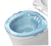 Sitz Bath Portable Over The Toilet Portable Bidet Anti-Overflow Large-Capacity Bidet Attachment for Hemorrhoids Postpartum Private Care Blue Travel Bidet Bidet Attachment for Toilet Portable Bidet