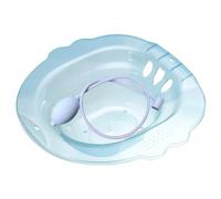 Sitz Bath Portable Over The Toilet Portable Bidet with Flusher Anti-Overflow Large-Capacity Bidet Attachment for Hemorrhoids Postpartum Private Care Blue Attachment for Toilet