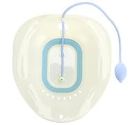 Sitz Bath Postpartum, Sitz Bath for Toilet Expandable Tub with Flusher & Drain Hole Foldable Ergonomic for Postpartum Hemorrhoids