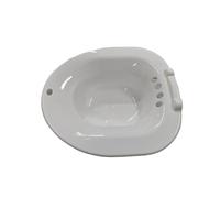 Sitz Bath Toilet Seat Wash Basin Private Parts Washing for Pregnant Women Elderly Patient Tub Bidet(White)