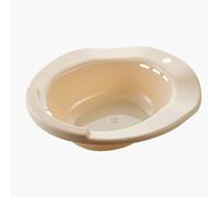 Sitz Bath Tub Designed to Fit Standard For Toilet Seats for Postpartum Recovery Episiotomy Healing Hemorrhoid Relief and Hip Soaking (Beige)