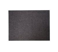 Sitzauflage for Ulmer Hocker 5 mm wool felt/anthracite mottled Parkhaus Berlin SINGLE PIECES