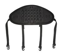 SIUKE 1pc Adjustable Kayaking Canoeing Sit On Top Kayak Seat Back Rest Seat Backrest Support Back Pad Band Antiskid Cushiony Black
