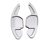Siuku Car Accessory Compatible with A3 A4 2013 2014 2015 Aluminum Car Sports Steering Wheel Shift Paddle Extension(Silver)