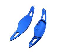 Siuku Car Accessory Compatible with KIA for K4 for Sportage 2022-2025 Car Steering Wheel Paddle Shift Extension Shifter Sticker(Blue)