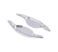 Siuku Car Accessory Compatible with Nissan for Qashqai J12 2022-2023 Steering Wheel Shift Paddle Shifter Extension Cover(Silver)