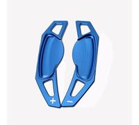 Siuku Car Accessory Compatible with Smart for Fortwo 541 2009-2017 Car Steering Wheel Shift Paddles Extension shifters Stickers(Blue)