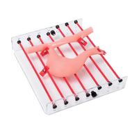 SIULAS Laparoscopic Simulation Trainer - Gastrointestinal Anastomosis Model - Bowel Training Model Simulation Pad for Medical Student Doctor Nurse Teaching,Flesh,20cm