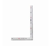 Siumir Stainless Steel Square L-Shaped Ruler 90 Degree Double Sided Metal Ruler 150 x 300 mm