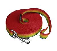 Siumouhoi Dog/Puppy Obedience Recall Training Agility Lead - 15ft 20ft 30ft 40ft 50ft Training Leash - Great for Play, Camping, or Backyard (Rainbow, 50 Feet)
