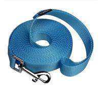 Siumouhoi Dog/Puppy Obedience Recall Training Agility Lead - 15ft 20ft 30ft 40ft 50ft Training Leash - Great for Play, Camping, or Backyard (Mint Blue, 40 Feet)