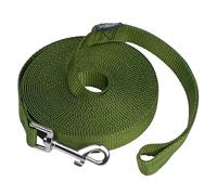 Siumouhoi Dog/Puppy Obedience Recall Training Agility Lead - 15ft 20ft 30ft 40ft 50ft Training Leash - Great for Play, Camping, or Backyard (Military Green, 20 Feet)