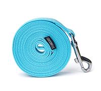 Siumouhoi Strong Durable Nylon Dog Training Leash, 1 Inch Wide Traction Rope, 6 ft Long, for Small and Medium Dog (Mint Blue, 6 Feet)