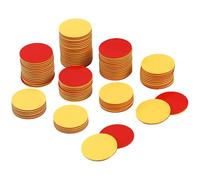 SiumPklay 100Pcs Learning Resources， Two Color Counters Math Counters Counting Toys Plastic Chips Learning Resources Counting ， Educational Math Game, Red and Yellow