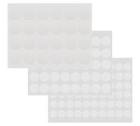 SiumPklay 290Pcs Screw Covers White Self-Adhesive (12mm/15mm/21mm) - Furniture Hole Stickers for Cabinet, Desk, Wall
