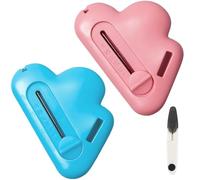 SiumPklay 3Pcs 2-in-1 Magnetic Seam Guide Set with Retractable Seam Ripper & Sewing Scissors-Adjustable Sewing with Built-in Thread Ripper for Sewing Machine Accessories Quilting Dressm DIYCrafts