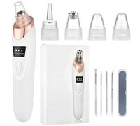 SiumPklay Blackhead Remover Vacuum & Pore Cleaner - 3-Level Suction Blackhead Remover Tool for Face Whitehead Remover, Rechargeable Pore Vacuum for Deep Cleansing, Includes 5 Attachments
