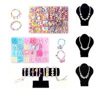 SiumPklay Friendship Bracelet Making Kit for Kids Ultimate Bracelet Maker Machine & Jewellery Making Set for Girls with Beads and Strings Creative Arts and Crafts Kit for Children 2 Boxes 48 Colors