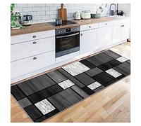 Siunwdiy Contemporary Very Long Hallway Carpet Runner, Runner Rug for Hallway Kitchen Stairs, Non Slip Washable Entryway Narrow Mats, wide 19" X long 70"