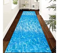 Siunwdiy Hallway Runner, Runner Rug for Hallway Entryway Rugs 3D Cliff Wooden Bridge Pattern Washable Non-Slip Stair Mat Long Runner Carpet Custom Length,A13,80x300cm/2.6ftx9.8ft