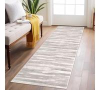 Siunwdiy Long Runner Rug for Hallway 100 x 270 cm Washable Carpet Runner Rug for Kitchen, Hall Runner Door Mat Indoor, Non Slip Stair Area Rug for Entrance, Front Door Hall Hallways Living Room