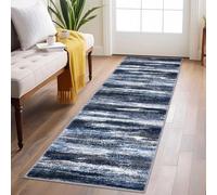 Siunwdiy Long Runner Rug for Hallway 60 x 180 cm Washable Carpet Runner Rug for Kitchen, Hall Runner Door Mat Indoor, Non Slip Stair Area Rug for Entrance, Front Door Hall Hallways Living Room
