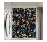 Siunwdiy Privacy Static Cling Window Film Butterfly Pattern Decorative Stained Glass Window Covering Stickers Films for Bathroom Kitchen Glass Windows Doors,5G,100x200cm