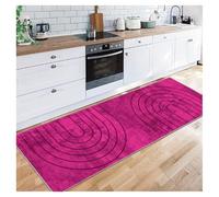 Siunwdiy Rose Pink Long Runner Rug for Hallway 70x220cm, Washable Carpet Runner Rug for Kitchen,Non Slip Stair Area Rug for Entrance,Front Door Hall Hallways Living Room,Heavy Duty Indoor Mat