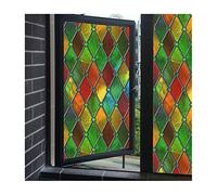 Siunwdiy Stained glass window film church,window privacy film,door stickers for interior doors,window frosting film,Home Foil Stickers,2,30x100cm