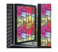 Siunwdiy Stained glass window film church,window privacy film,door stickers for interior doors,window frosting film,Home Foil Stickers,8,50x120cm