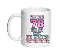 SIUNY 78th Birthday Mug for Women Men Coffee Mugs - Turning 78 Year Old Birthday Gifts for Mom, Dad, Grandma, Grandpa, Wife, Husband 11oz 1948 Coffee Cup (78TH)