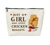 SIUNY Yes I Really Do Need All These Cats Paw Cosmetic Bags -Funny Gift Idea for Cat Lovers Teen Girls Makeup Travel Bag, Chicken