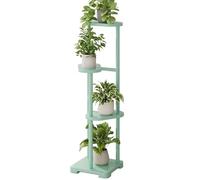 SIUQCGIPRT Plant Stand Bamboo Plant Stand for Indoor Outdoor Multiple Flower Pot Holder Shelf Corner Tall Plants Shelf Display Rack for Patio Garden Corner Balcony Living Room,B,3 Tie（D-4 Tiers）