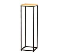 SIUQCGIPRT Plant Stand Floor Flower Stand Pot Rack, Simple Wrought Iron Solid Wood Plant Stand, Living Room Balcony Single-Layer Storage Rack（30*30*100cm）