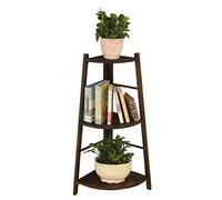 SIUQCGIPRT Plant Stand Indoor Flower Rack Plant Stand, Creative Multilayer Balcony Corner Ladder Flower Pot Shelf（3 tiers）