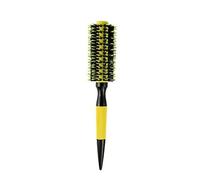 SIUSYACI Boar Bristle Round Hair Brush for Blow Drying Hair Styling Round Dough Quiff Roller Curling Brush Vent Comb for Women and Men (1.9 * 25cm)