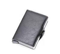 SIUSYACI Card Holder, Men Credit Card Holder, Slim Card Case Front Pocket Anti-theft-RFID Auto Pop up Travel Thin Wallets for Men, Grey, Business