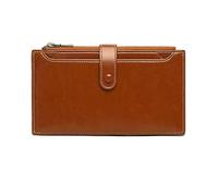 SIUSYACI Coin Purse - PU Leather Coin Holder - Small Wallet for Women,for Bank Cards Folded Bills Id Key Headset Lipstick Travelling Business, Brown, Fashion