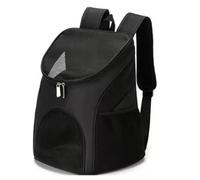 SIUSYACI Dog Carrier Backpack Breathable for Small Pets/Cats/Puppies, Pet Carrier Bag with Mesh Ventilation, Safety Features and Cushion Back Support (Black)