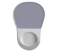 SIUSYACI Ergonomic Massage Mouse Pad with Soft Wrist Rest and Stable Slip Resistant Bottom for Long Hours of Use (Light Gray)