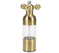 SIUSYACI Gold Salt And Pepper Grinder Set Salt And Pepper Grinder Stainless Steel Stainless Steel Pepper Salt Spice Mill Grinder (Gold)