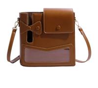 SIUSYACI Outdoor Portable Crossbody Water Cup Storage Bag,Adjustable Shoulder Strap for Stanley Cup Accessories Storage, Brown