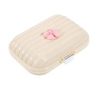 SIUSYACI Portable Multi Medicine Organizer Compact Jewelry Storage Case with Efficient Compartments for Travel Easy to Clean for Daily Use Go Essentials