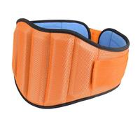 SIUSYACI Powerlifting Belt Men Thick Material Padded Back Support Strip Design Suitable for Men Women Fitness Stretching (Orange, XL)